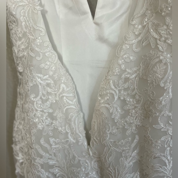 Decided on Forever White Embroidered Lace Mermaid Maxi Dress - Picture 8 of 8